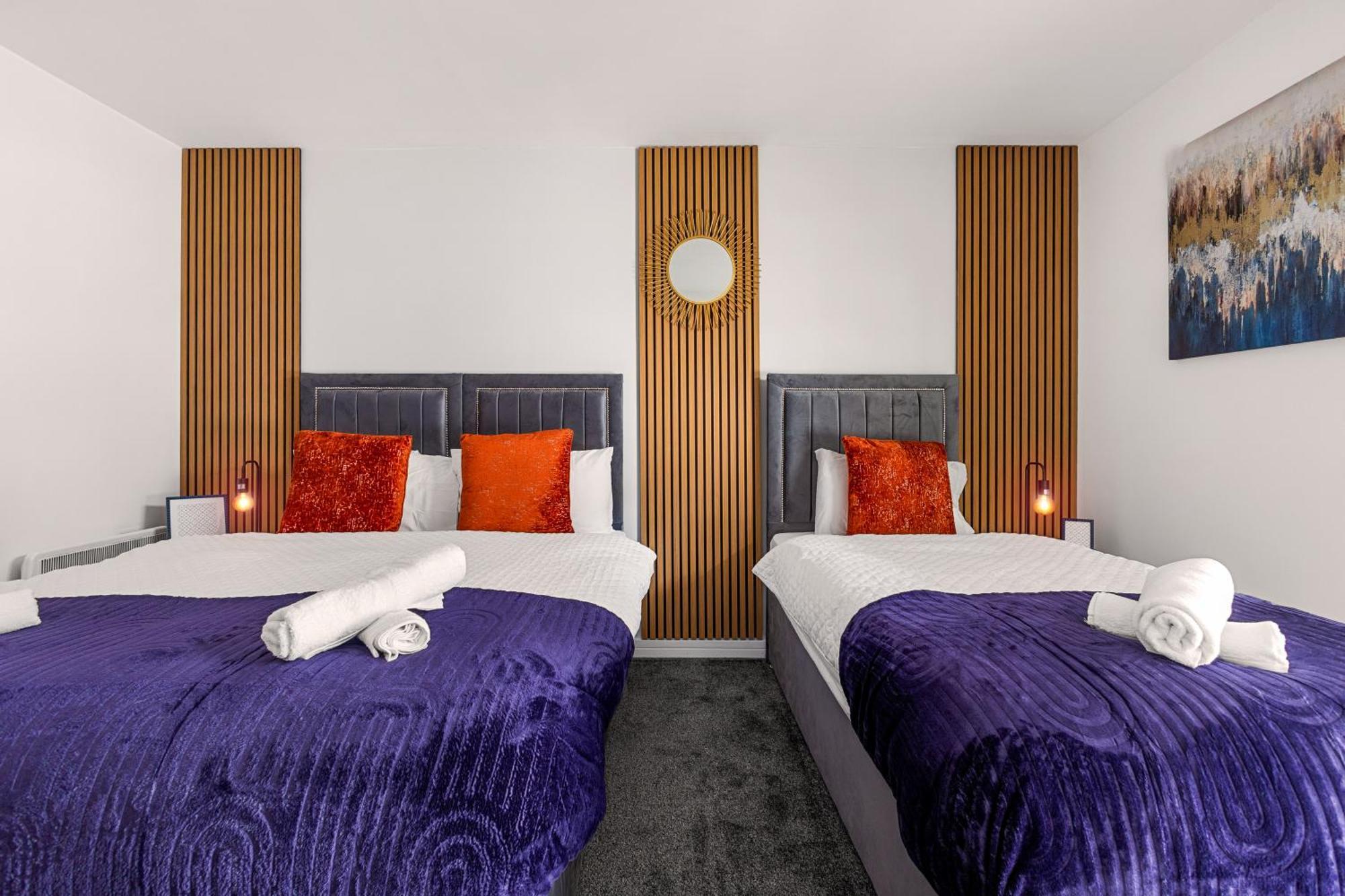 Bullring Lux Suite, New Street Free Netflix - Free Secure Parking- Sleeps 6 Birmingham Eksteriør billede